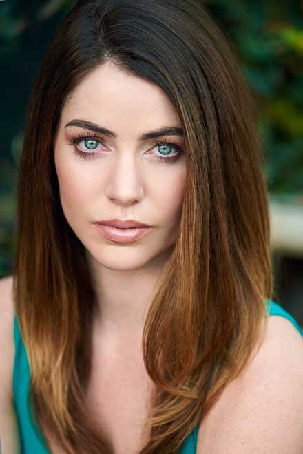 Professional headshot of female actor with blonde hair. Photographed by Antonio Carrasco in Hollywood