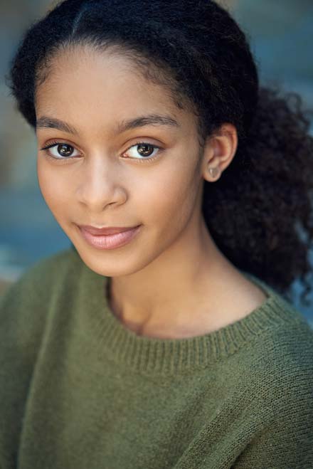 Teen actress headshot photographed in Hollywood.