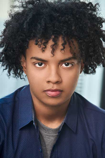 Teen actor headshot