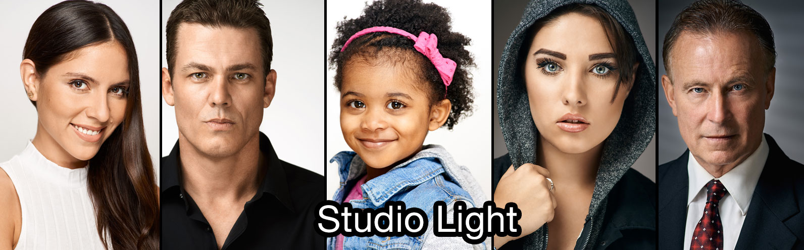 Sample of Studio Light Actor Headshots